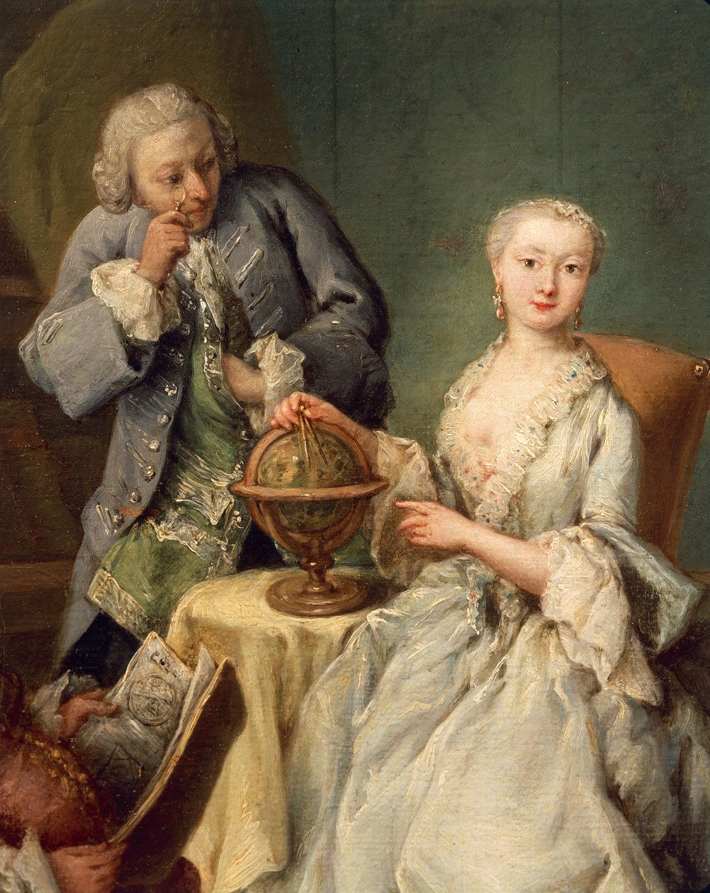 Lezione di geografia da Pietro Longhi