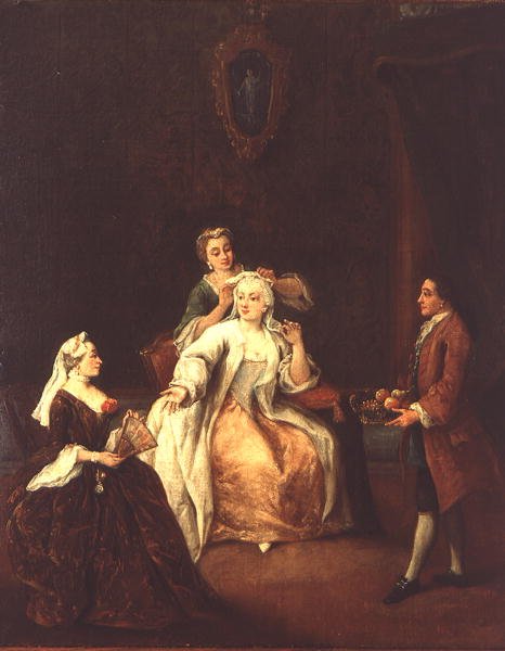 Il parrucchiere da Pietro Longhi