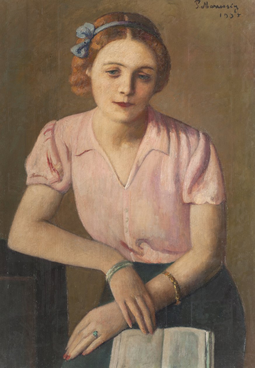 Il lettore, 1935 da Pietro Marussig