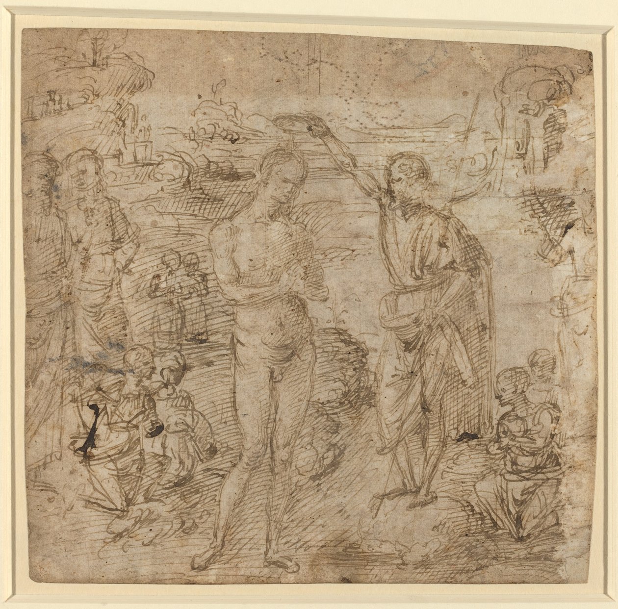 Il Battesimo di Cristo da Pietro Perugino
