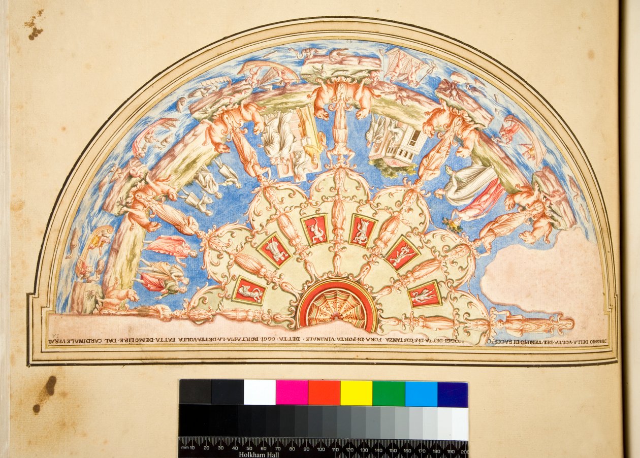 Progetto per una lunetta del soffitto da Pietro Santi Bartoli