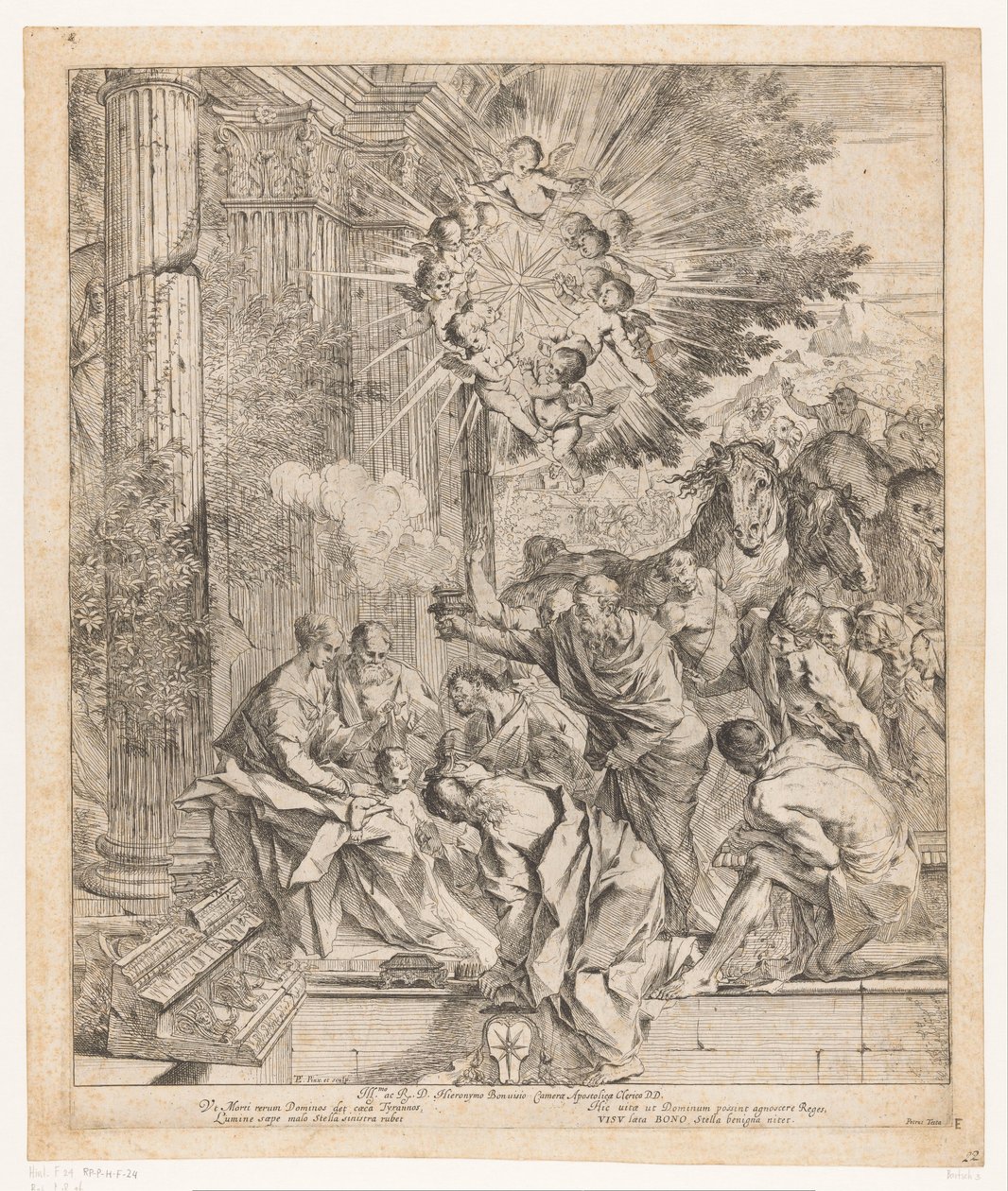 Adorazione dei Magi da Pietro Testa