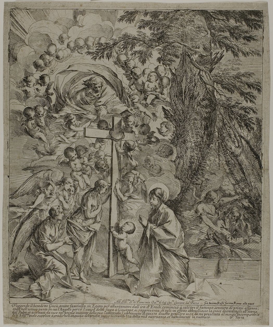 Il sogno di San Giuseppe da Pietro Testa