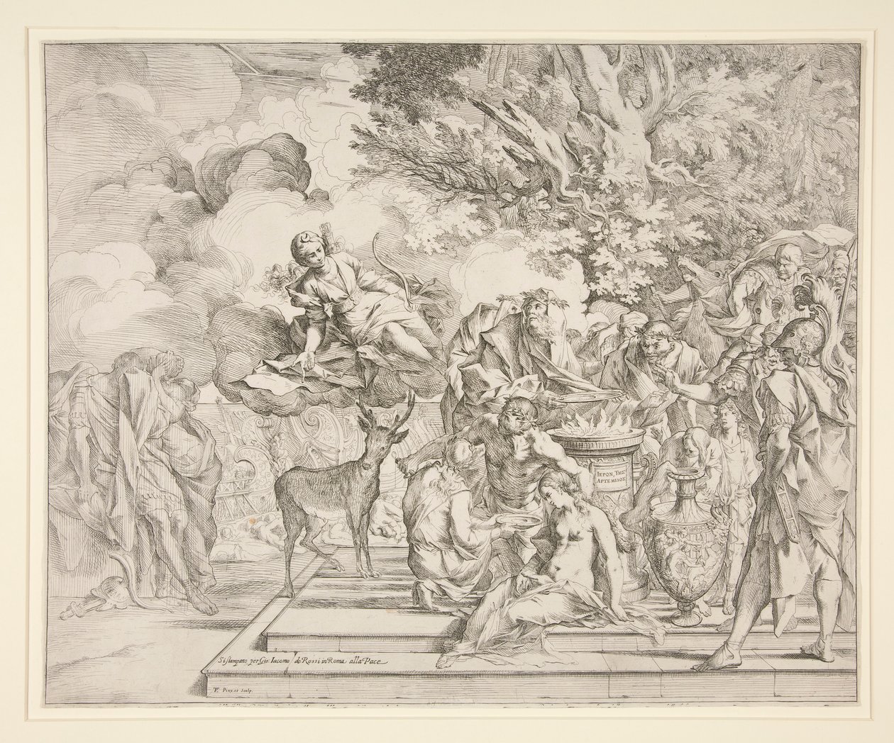 Il sacrificio di Ifigenia da Pietro Testa