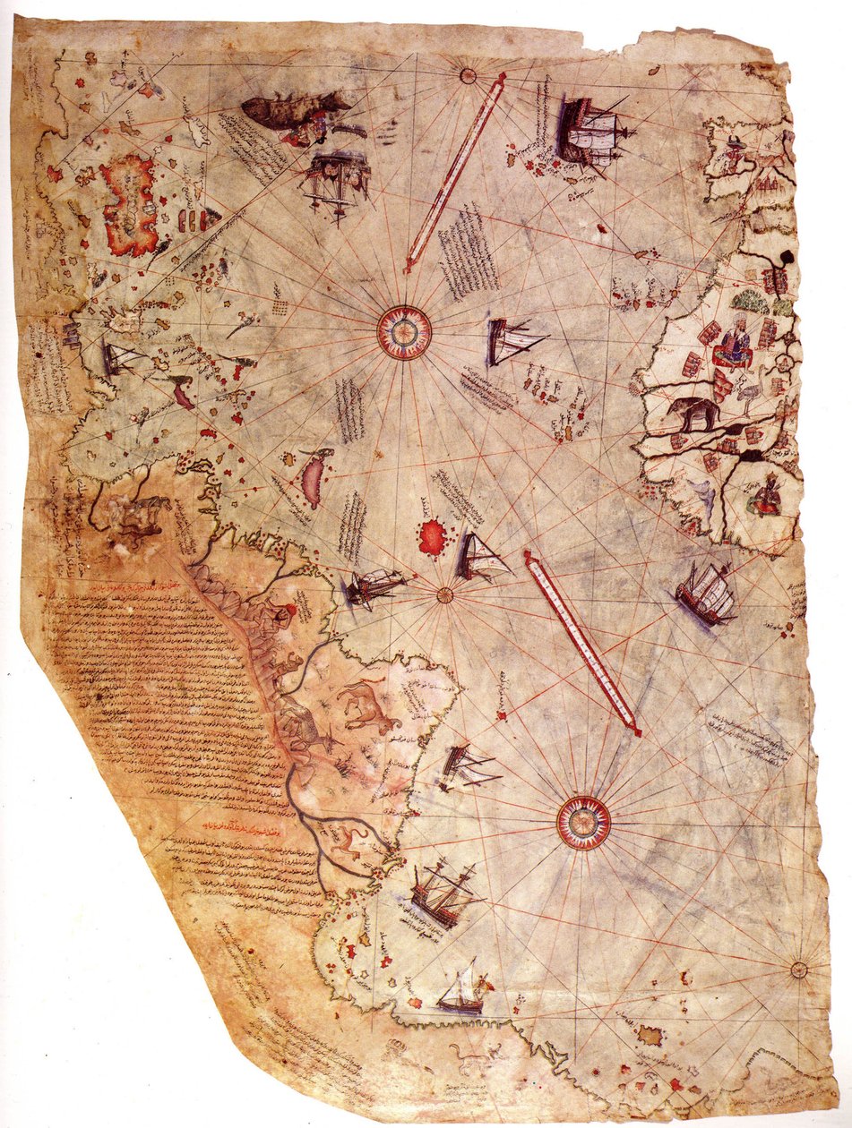 La mappa del mondo di Piri Reis, 1513 da Piri Reis