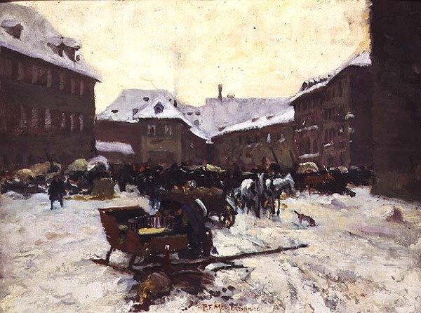 Paesaggio invernale da Pius Ferdinand Messerschmitt