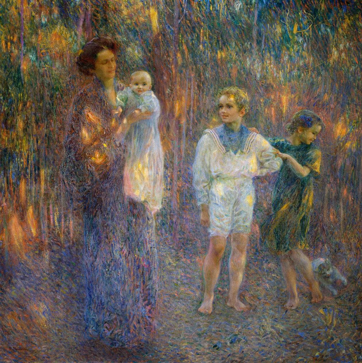 Sorella minore da Plinio Nomellini