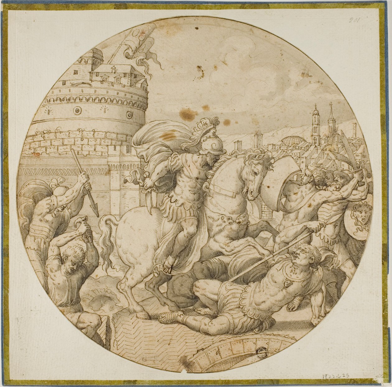 Orazio al ponte da Polidoro da Caravaggio