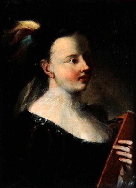 Signora con Kitara da Polish School