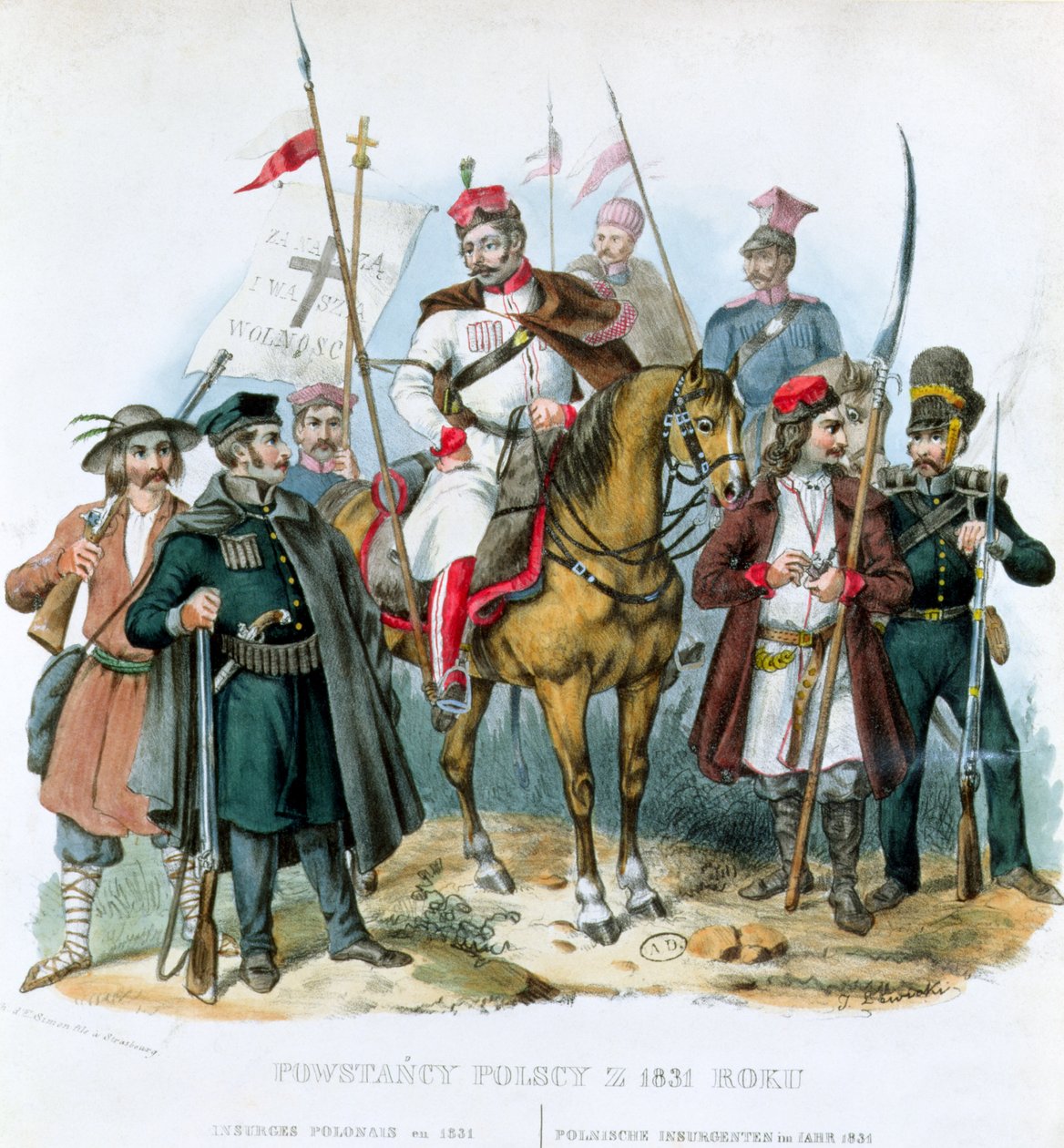 Insorti polacchi, 1831 da Polish School