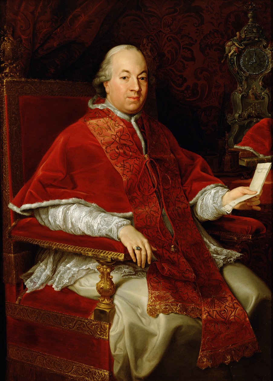Papa Pio VI (1717-99) c.1775-76 da Pompeo Girolamo Batoni