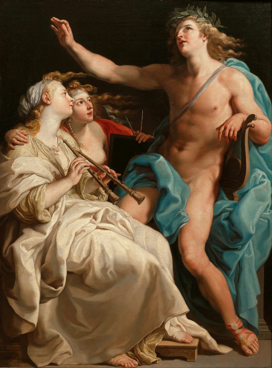 Apollo e due Muse da Pompeo Batoni