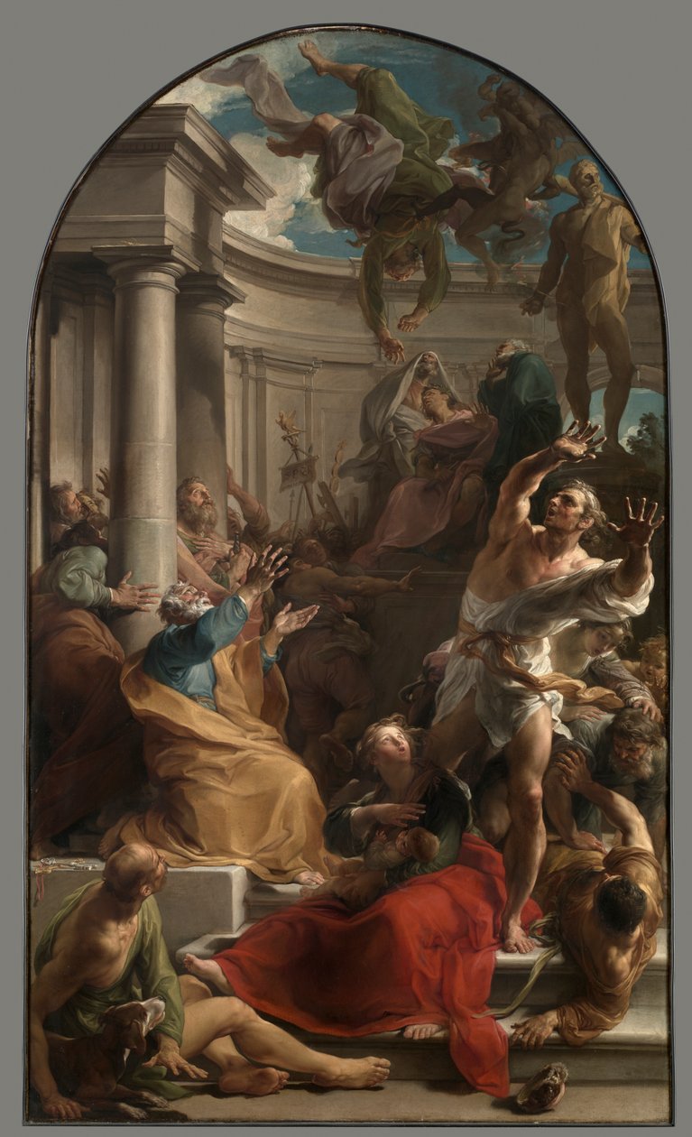 La caduta di Simon Magus da Pompeo Batoni