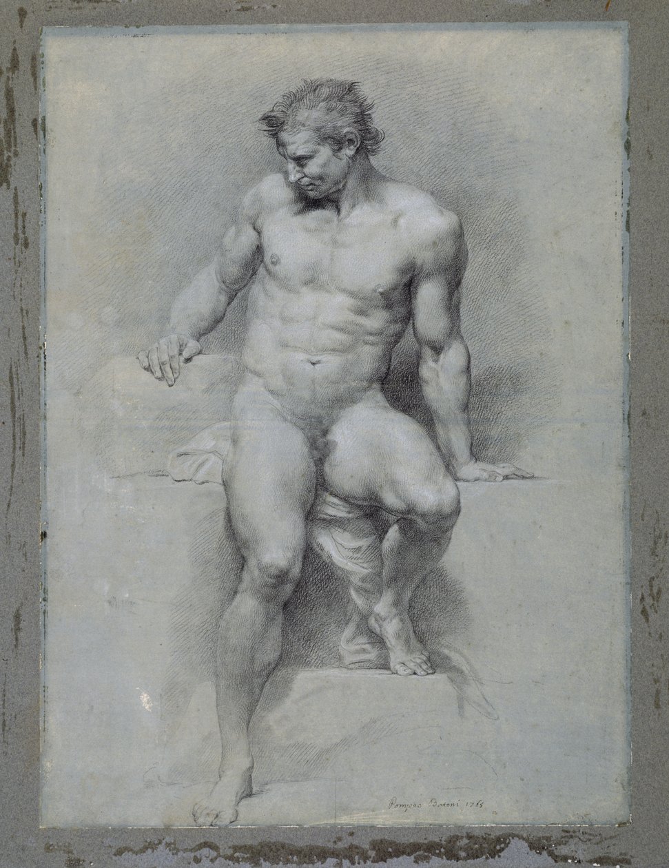Nudo accademico da Pompeo Girolamo Batoni