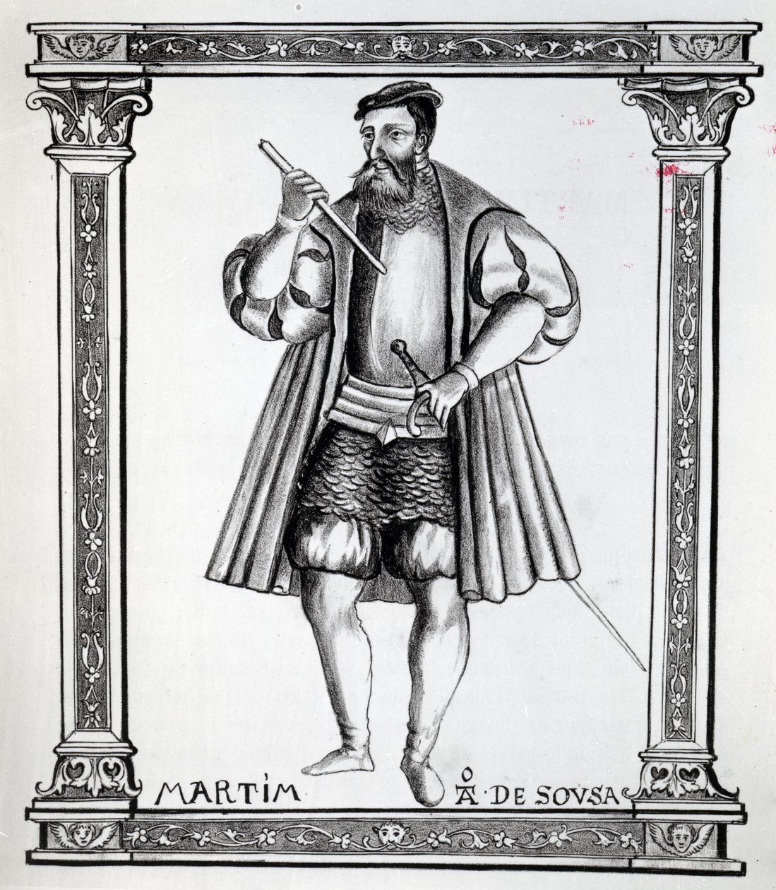 Martim da Sousa, illustrazione per 