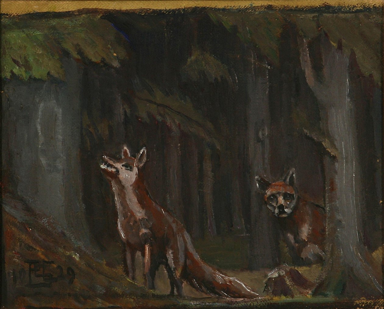 Volpi nel bosco da Poul Simon Christiansen