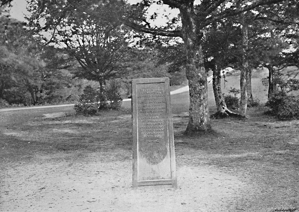 Rufus Stone, New Forest da Poulton and Co