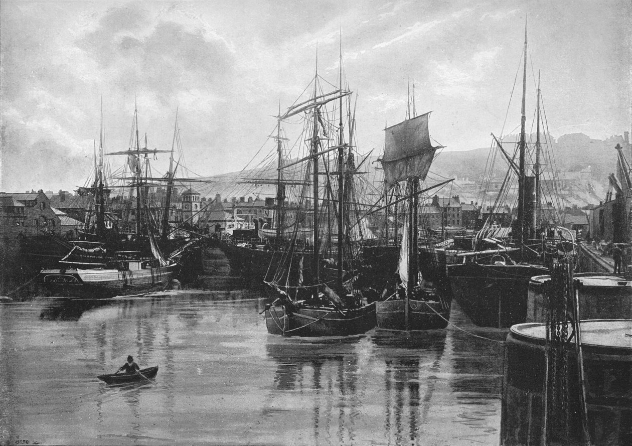 I Docks, Whitehaven, c1896 da Poulton and Co