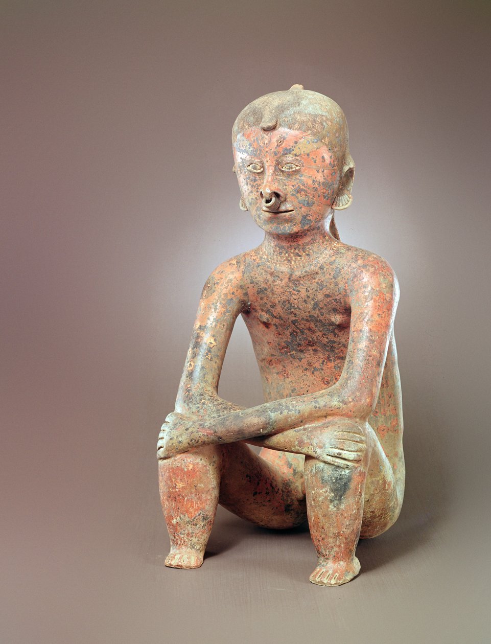 Figura seduta, cultura Chinesco da Pre Columbian