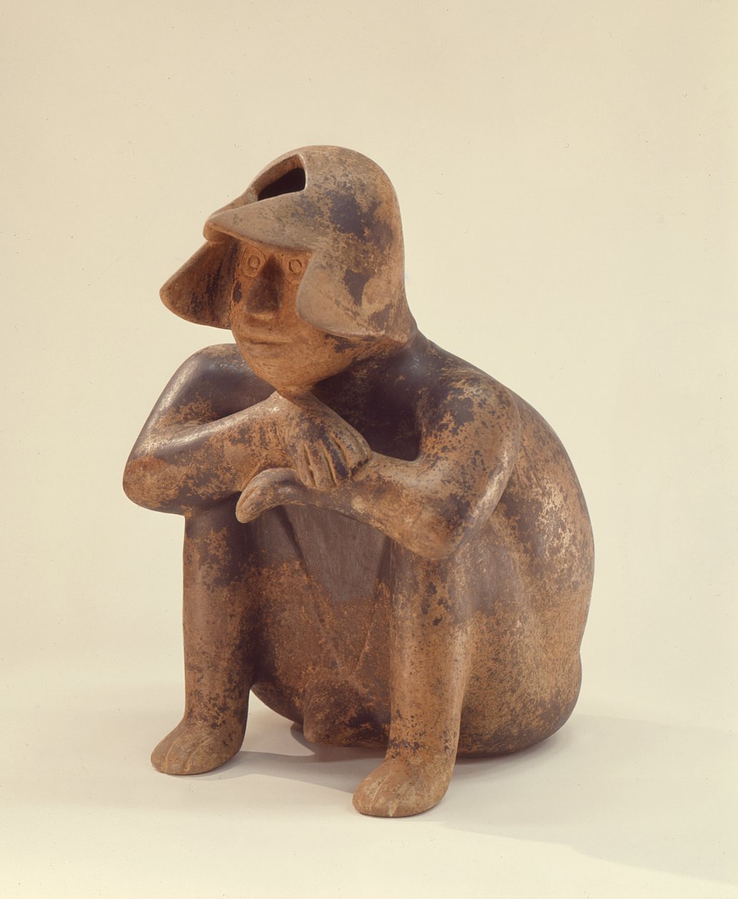 Uomo seduto, Cultura Colima da Pre Columbian Pre Columbian