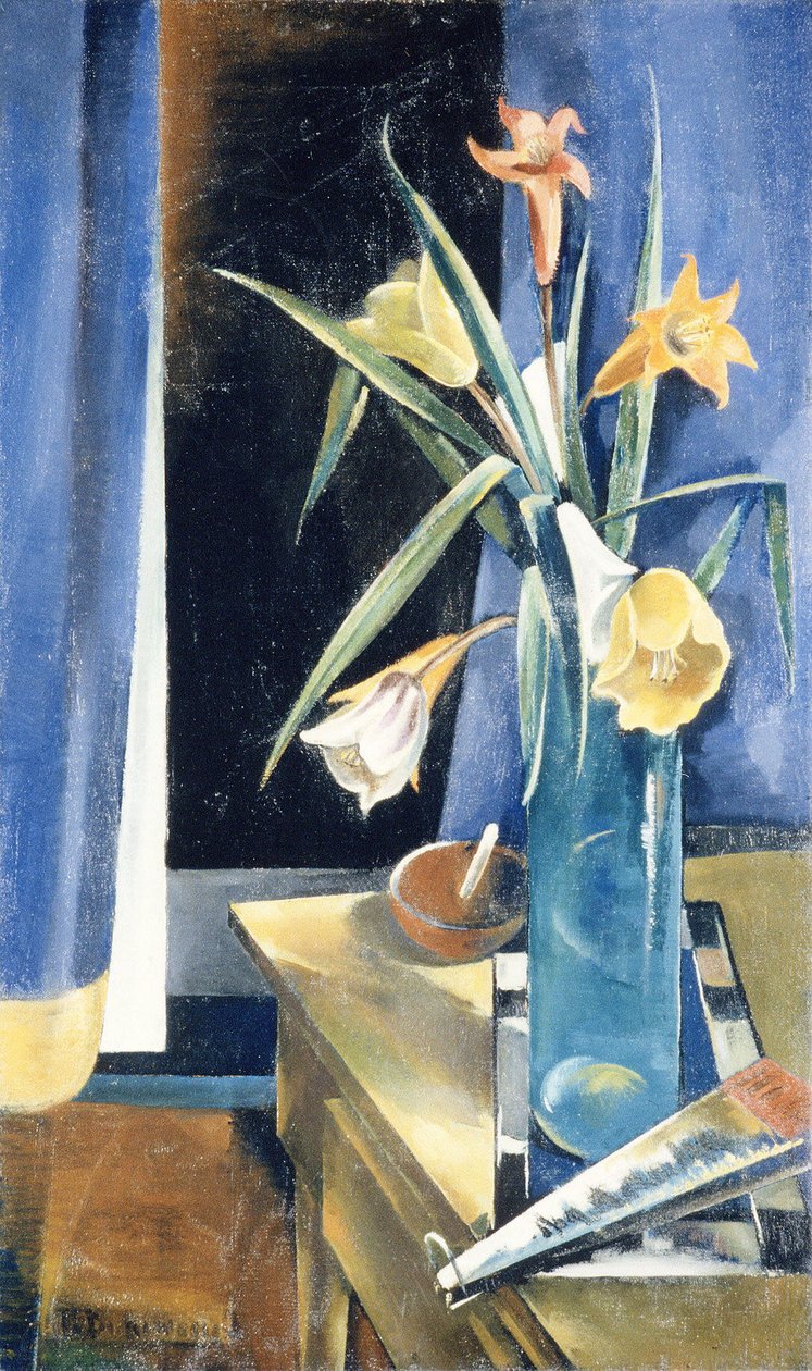 Vaso di fiori, c.1926 da William Preston Dickinson