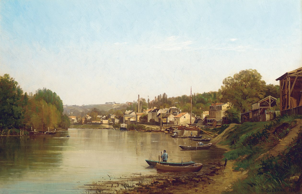 Sulle rive della Senna a Meudon da Prosper Galerne