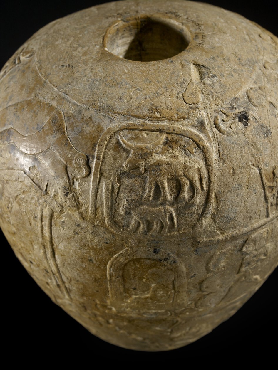 Testa di mazza di Narmer da Protodynastic Period Egyptian