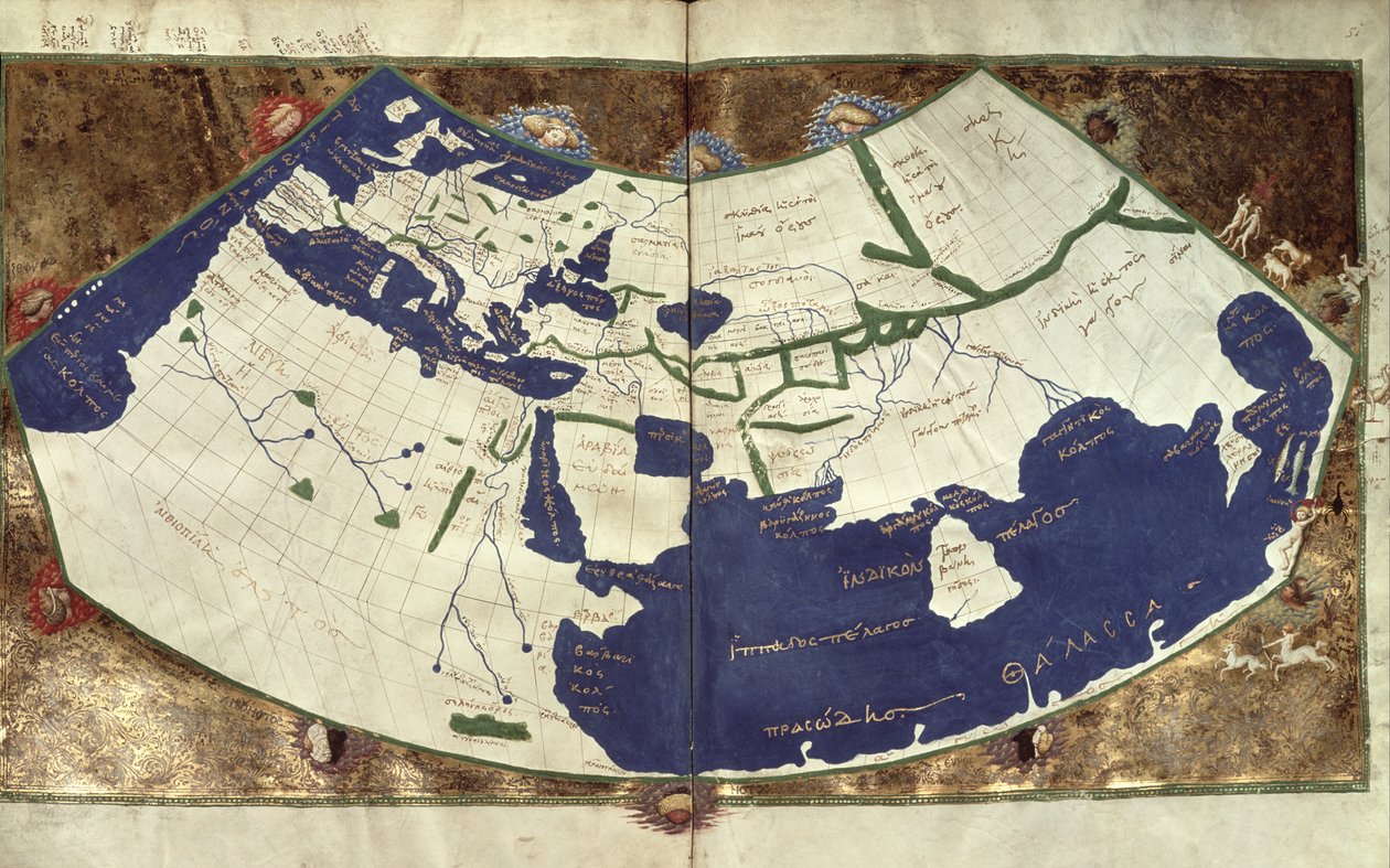 Mappa del mondo conosciuto, da 