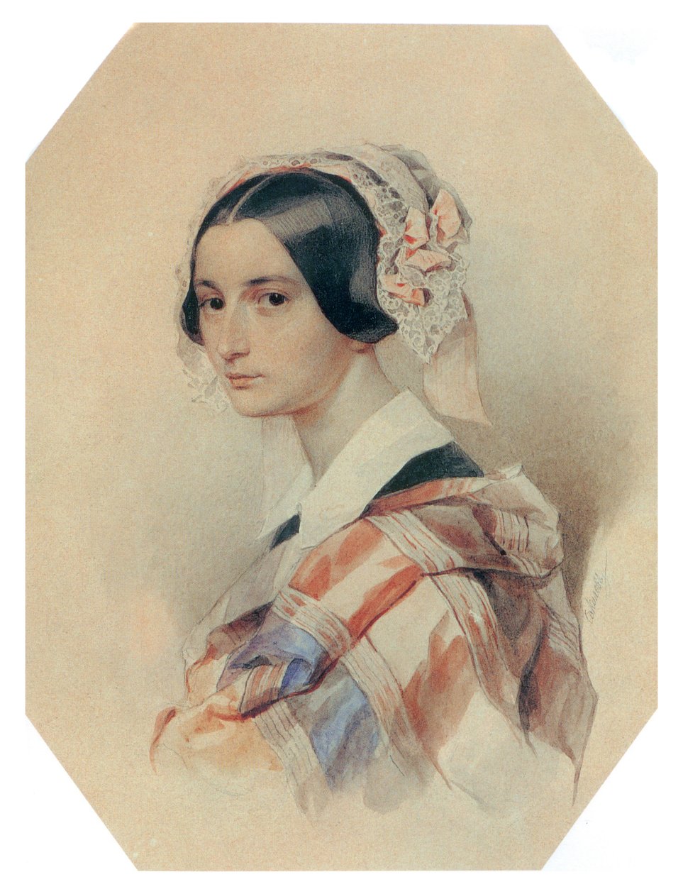 Alexandra Smirnoff nata Rosset (Rossetti) da Pyotr Fyodorovich Sokolov
