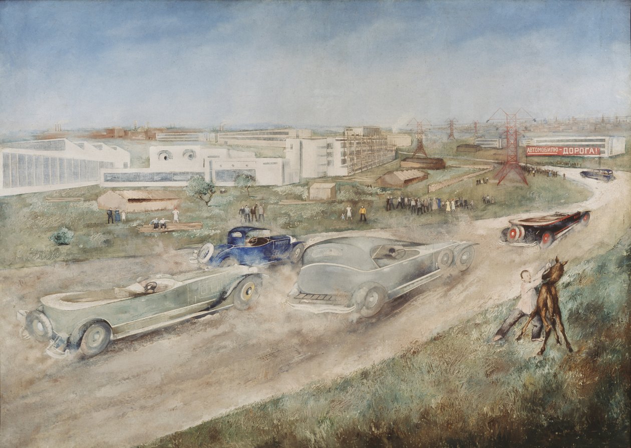Gara automobilistica, 1930 da Pyotr Vladimirovich Williams