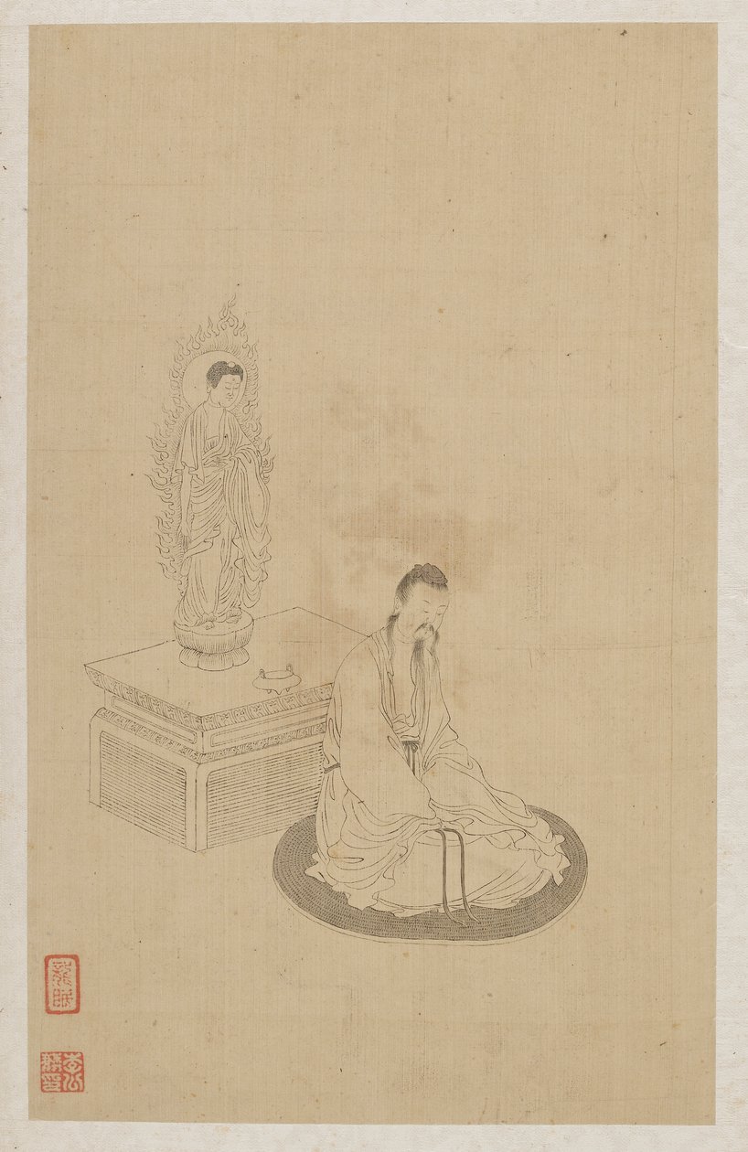 Figure da Qing Dynasty Chinese School