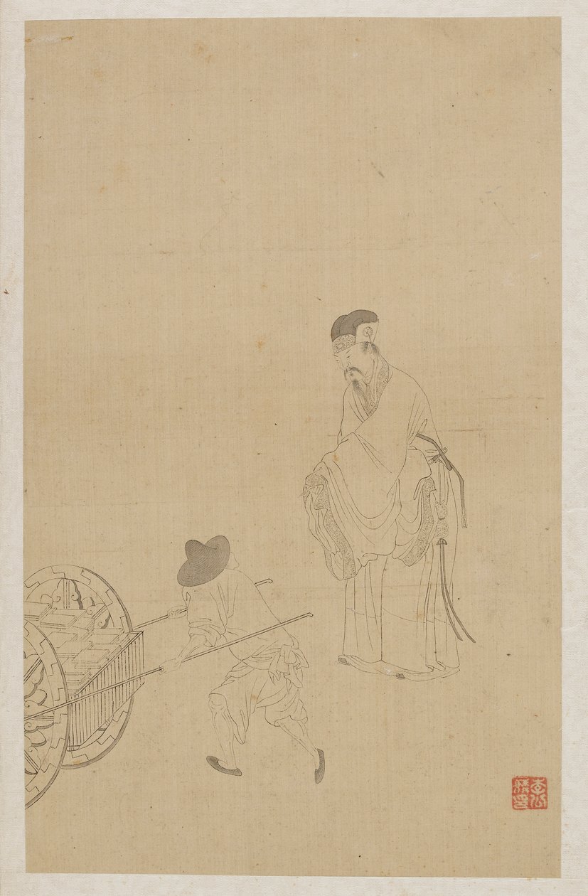 Figure da Qing Dynasty Chinese School