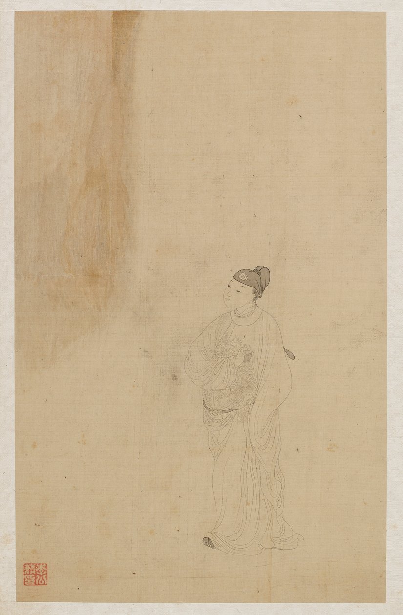 Figure da Qing Dynasty Chinese School