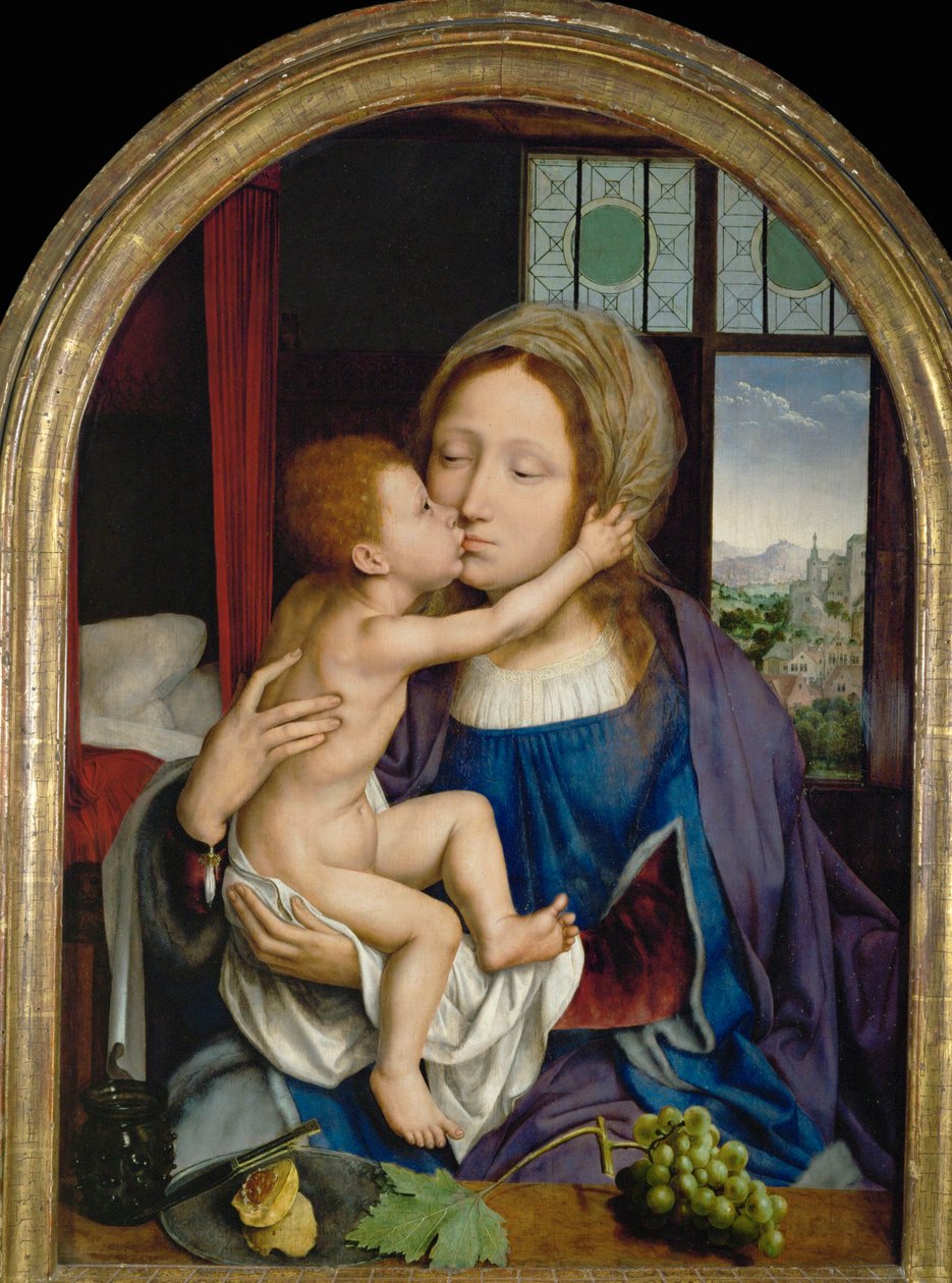 Madonna con bambino ... da Quentin Metsys