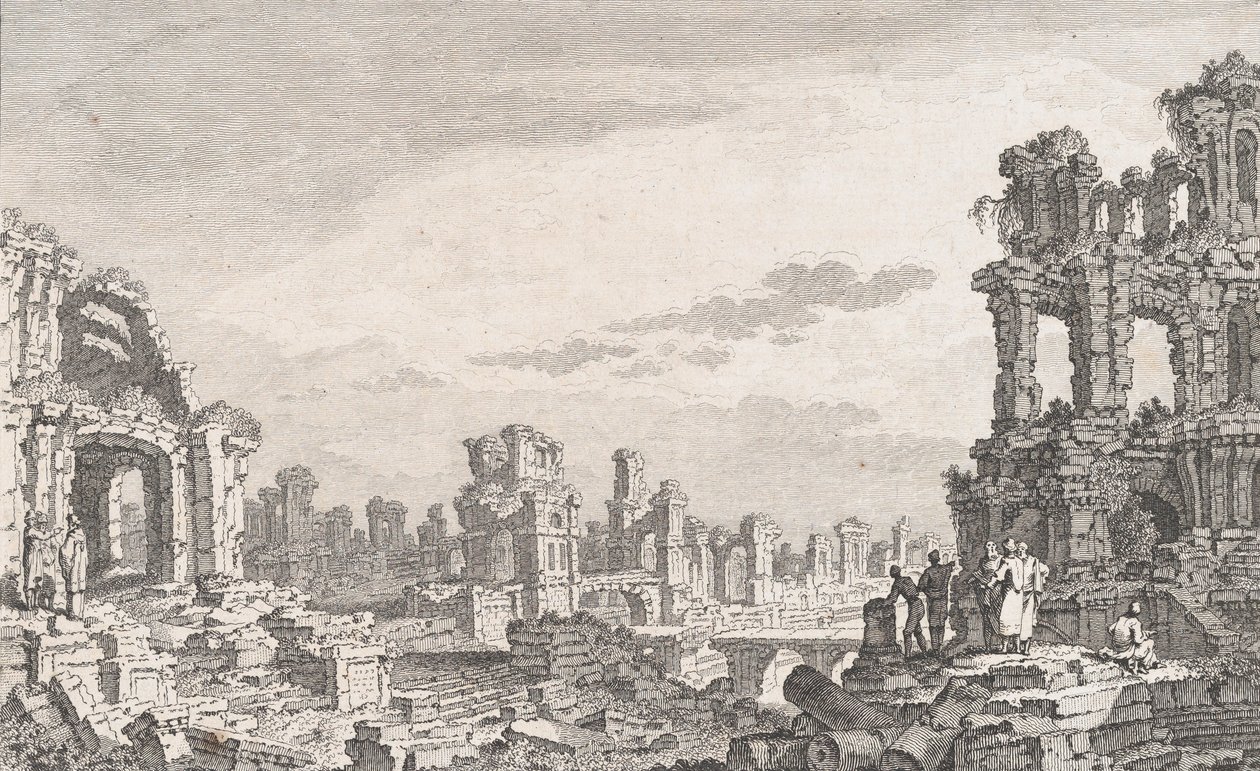 Rovine di Cuma da Quentin Pierre Chedel