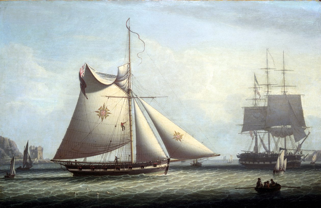 Un cutter maltese, c.1780 da R. Saloman