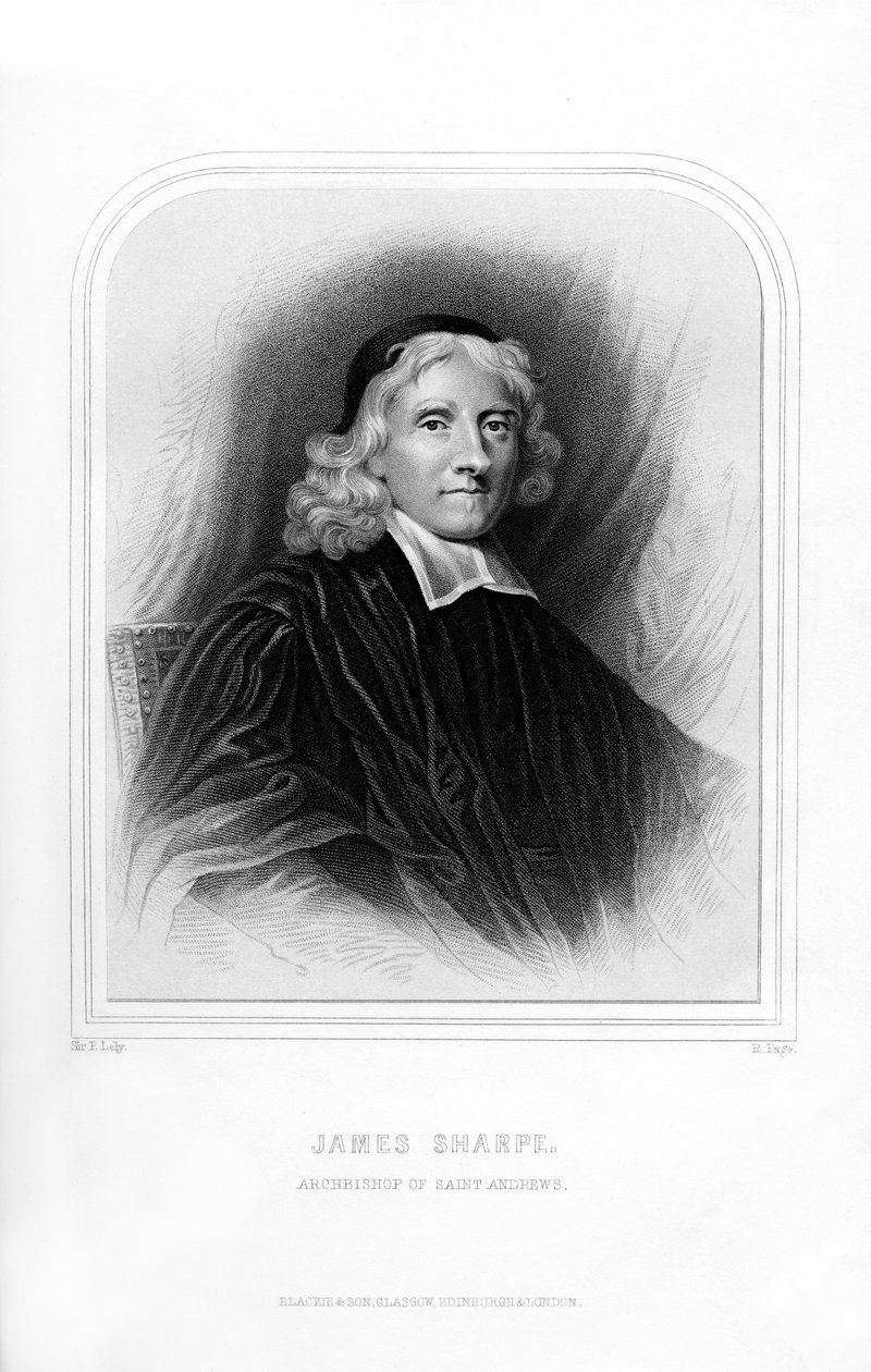 James Sharpe, ecclesiastico scozzese, 1870 da R. Page