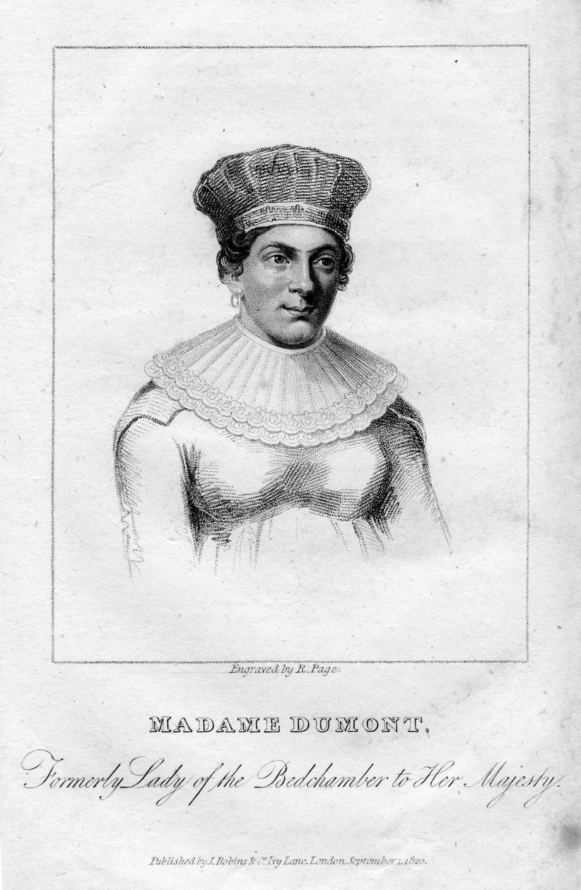 Madame Dumont, XIX secolo da R. Page