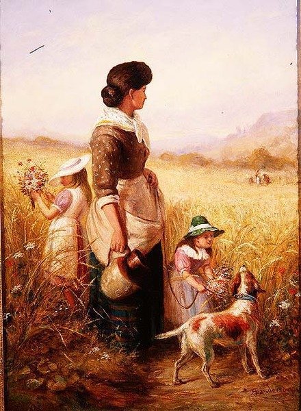 Giocando nei campi da R. Saunderson Cathering