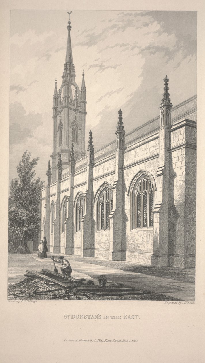 San Dunstan in the East da R. W. Billings