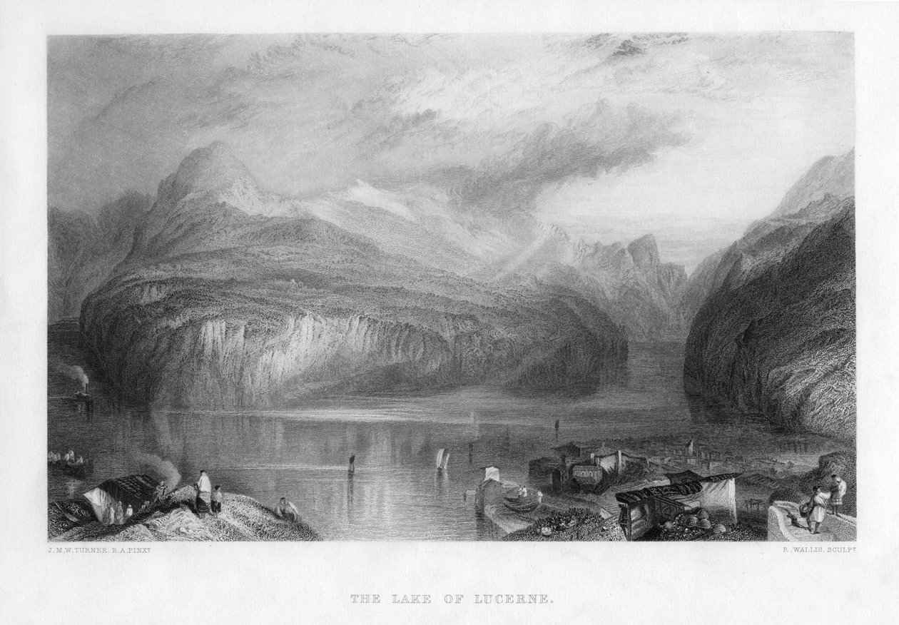 Il lago di Lucerna da R. Wallis