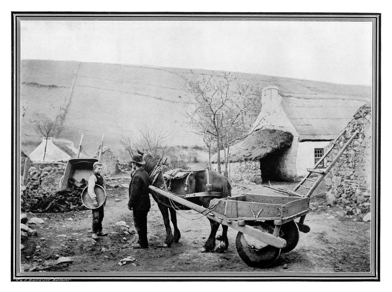 Vecchia carrozza irlandese a schienale basso, 1901 da R. Welsh