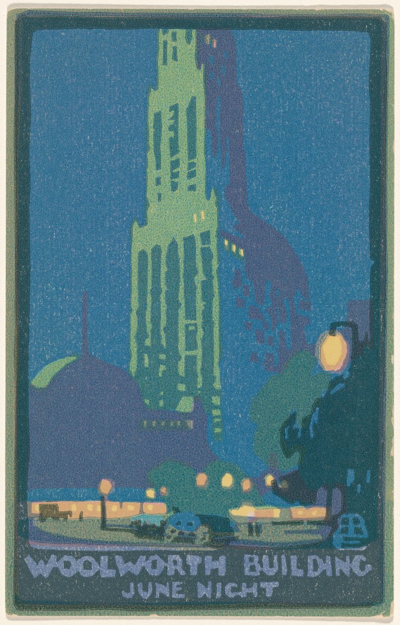 Woolworth Building Notte di Giugno da Rachael Robinson Elmer