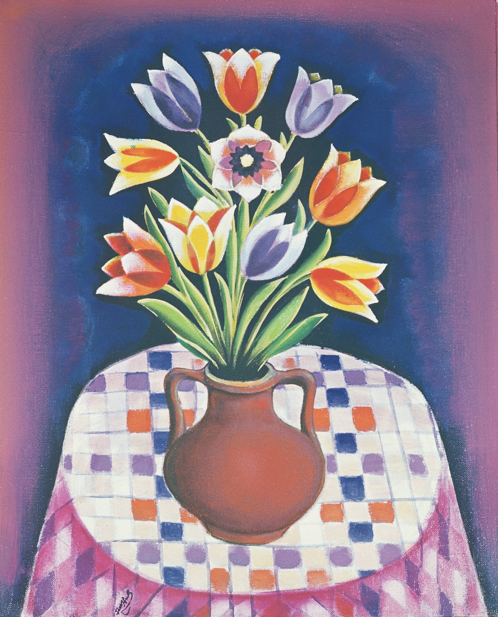 Natura morta con fiori, 1967 da Radi Nedelchev