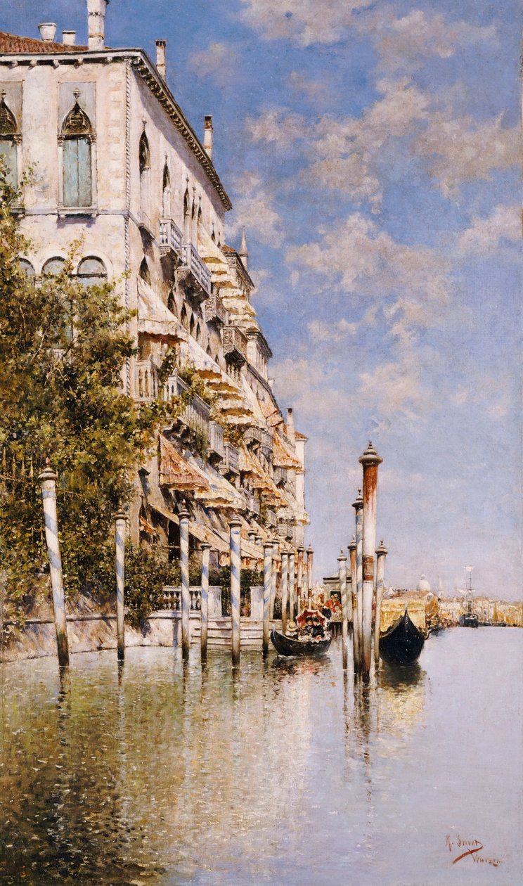 Lungo il Canal Grande da Rafael Senet