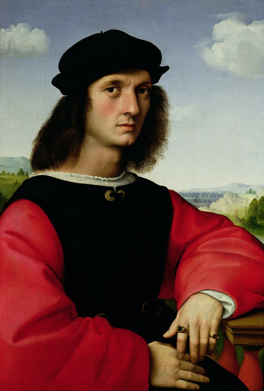 Ritratto di Agnolo Doni, c.1505-06 da Raffaello Sanzio Raphael