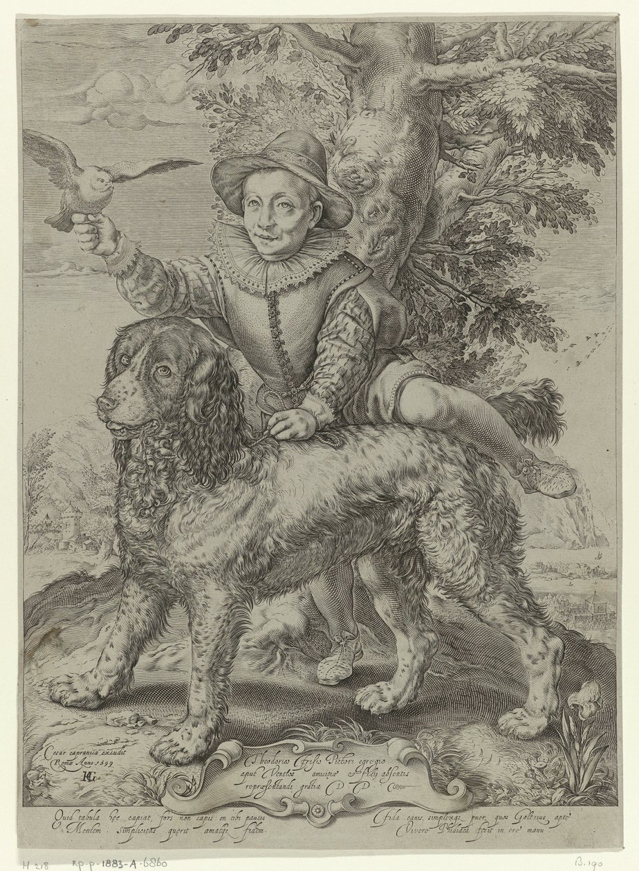 Ritratto di Frederik de Vries da Raffaello Guidi