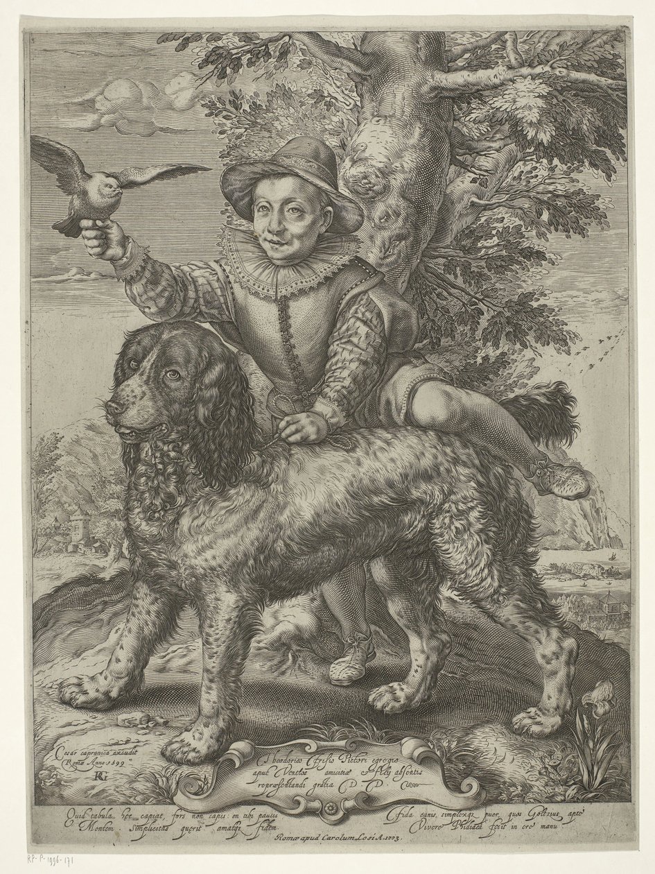 Ritratto di Frederik de Vries da Raffaello Guidi