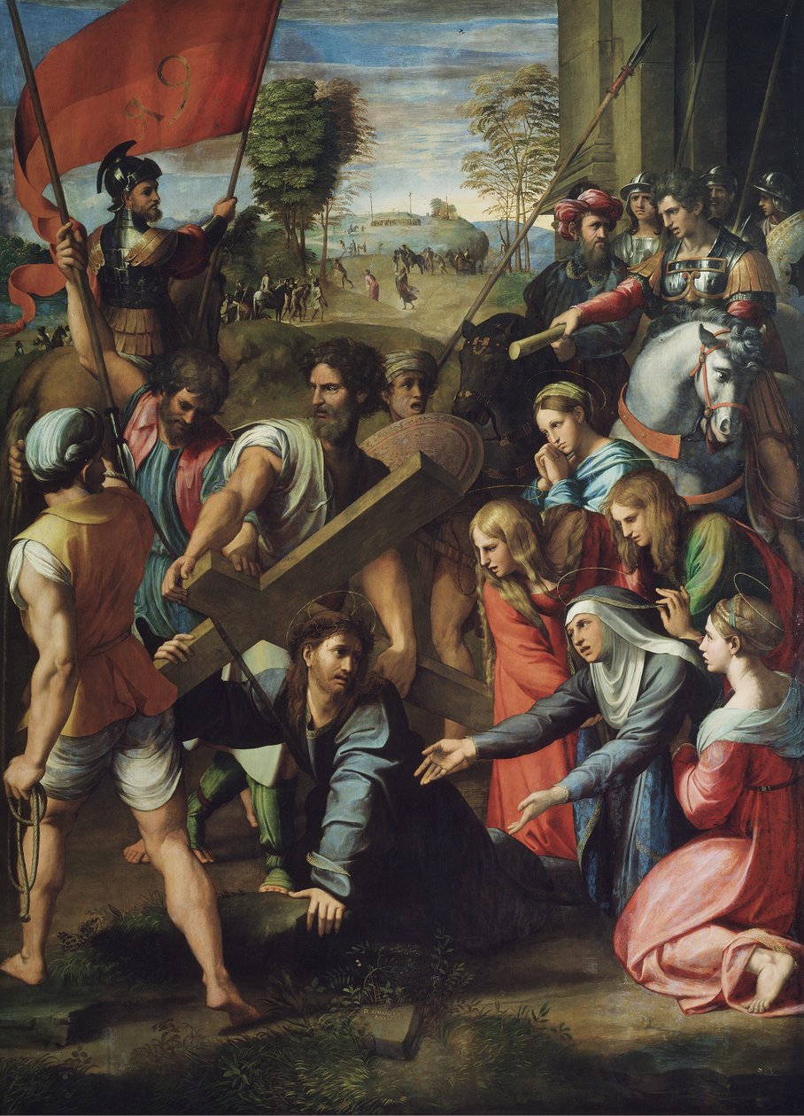 Cristo che porta la croce da Raffaello Sanzio Raphael