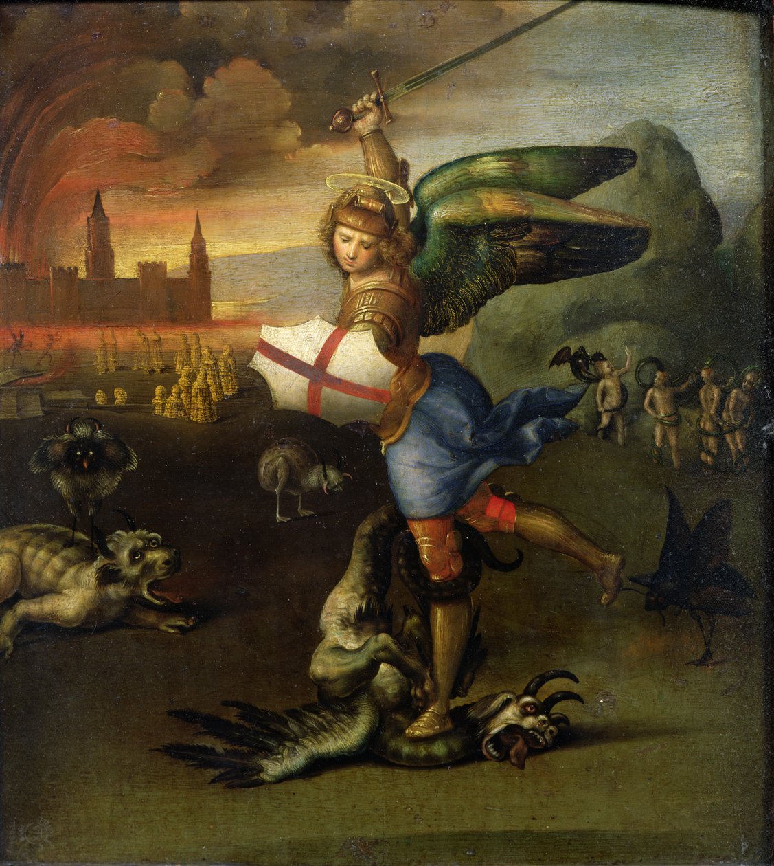 San Michele, c.1503-05 da Raffaello Sanzio Raphael